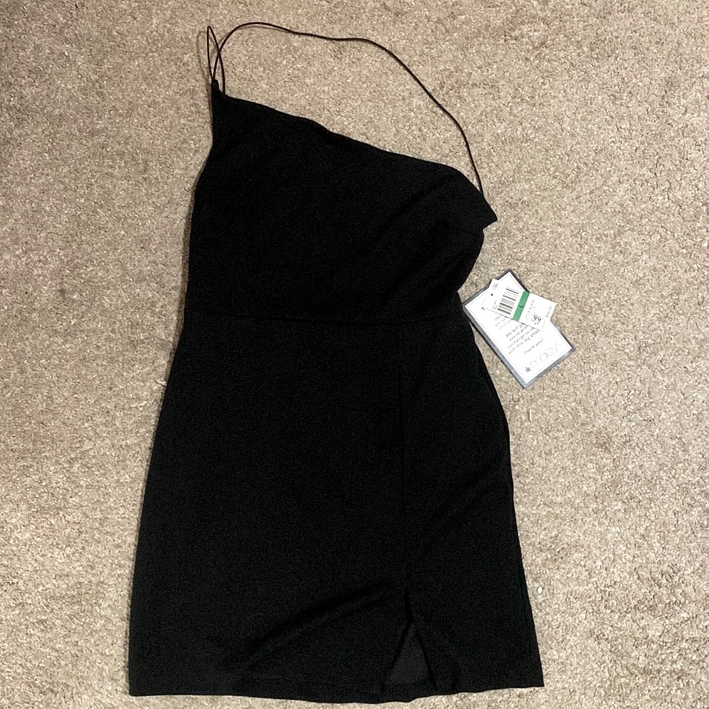 Juniors Womens Knit Open Back Mini Dress